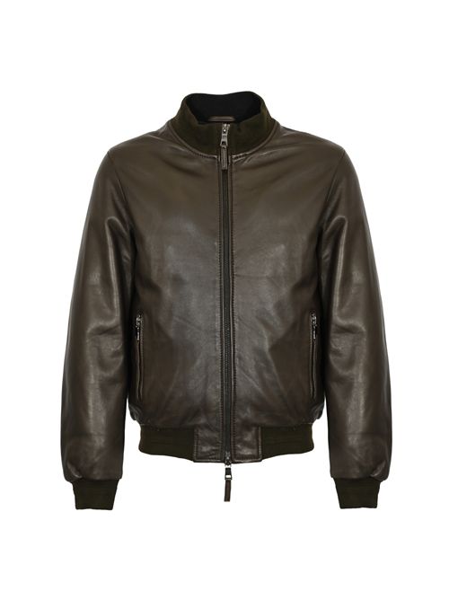 Giacca Derek Seamless in pelle Dark Brown LEATHER AUTHORITY | DEREK SEAMLESS06